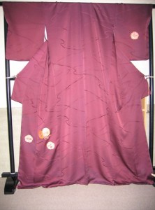 染め直した付け下げ