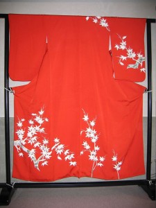 仕立て直す前の訪問着