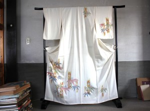 染め直す前の訪問着