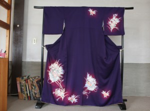 染め直した訪問着