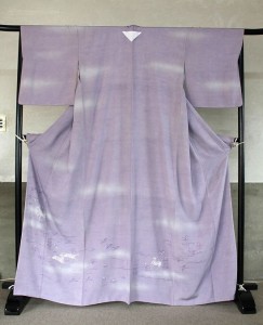 仕立て直した鮫小紋