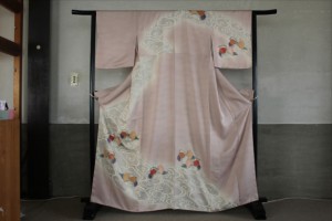 染め直した訪問着