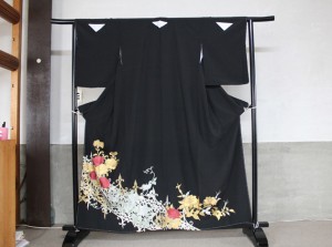 染め直し、仕立て直した黒留袖