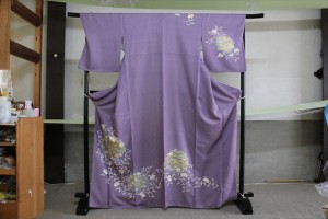 染め直した訪問着