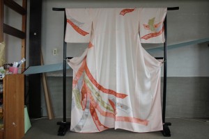 染め直す前の訪問着