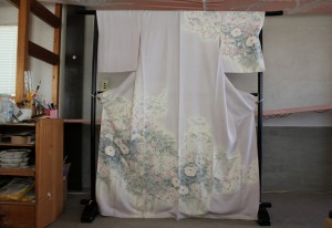 染め直す前の訪問着