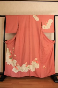 染め直す前の訪問着