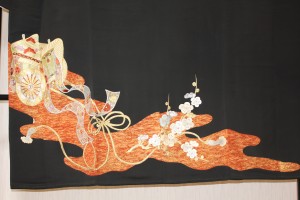 染め直す前の黒留袖