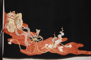 染め直した黒留袖