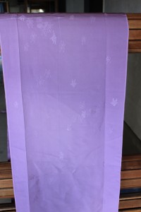 染め直す前、反物の状態