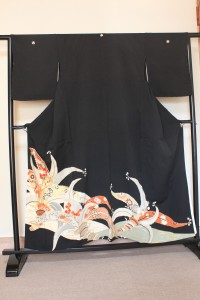染め直し、仕立て直した黒留袖