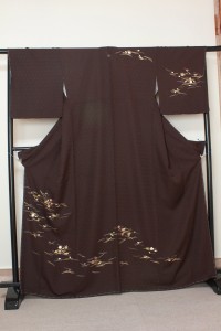 完全お誂え、オーダー着物 「吹き寄せ模様」