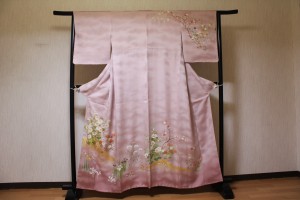 お誂え訪問着「琳派四季草花」
