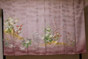 「琳派四季草花」裾模様