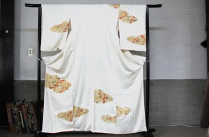 染め直す前の付け下げ訪問着