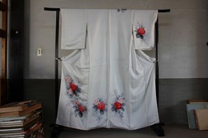 染め直す前の訪問着