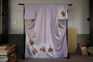 染め直し、仕立て直した訪問着