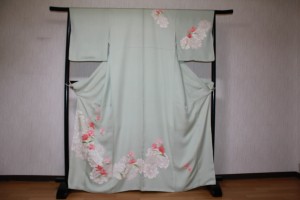 染め直し、仕立て直した訪問着