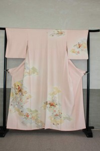 染め直し前の千總、訪問着染め直し
