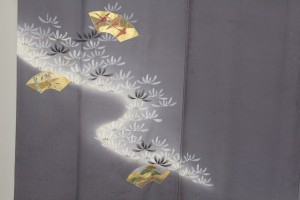着物シミ、カビ落とし柄足し、金彩加工