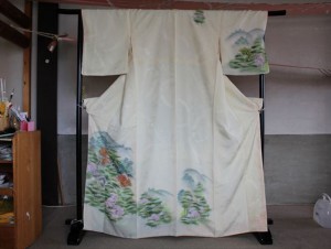 仕立て直す前の訪問着
