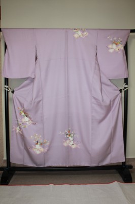 オーダー訪問着「四季草花」