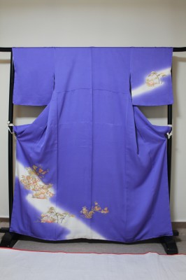 染め直した訪問着